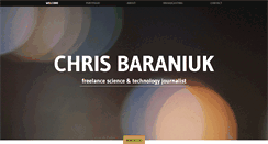 Desktop Screenshot of chrisbaraniuk.com