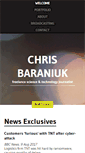 Mobile Screenshot of chrisbaraniuk.com
